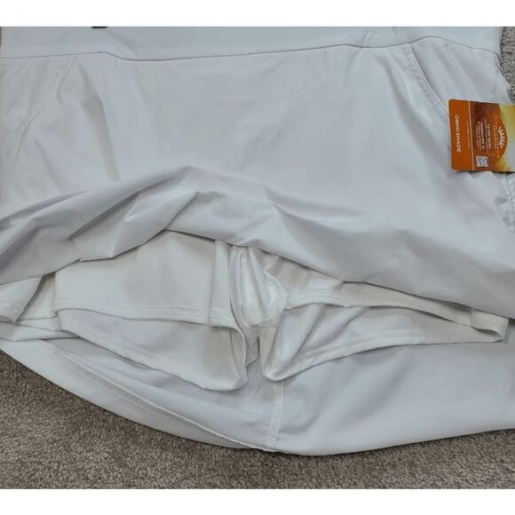Columbia NWT size XL white skort Jupe short active fit - Picture 8 of 12
